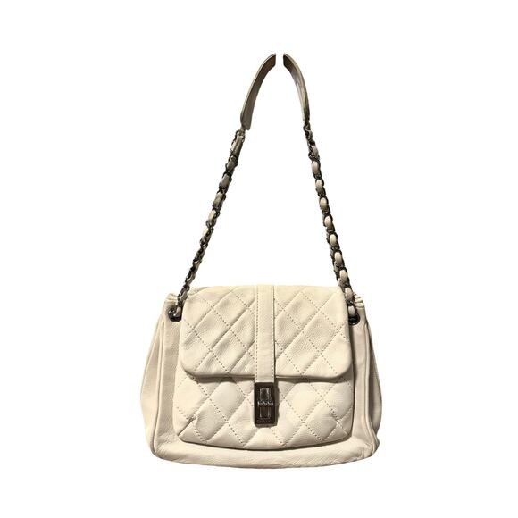 Chanel 2.55 Madamoiselle - Accordion Quilted Flap Bag ivory - Picture 1 of 6